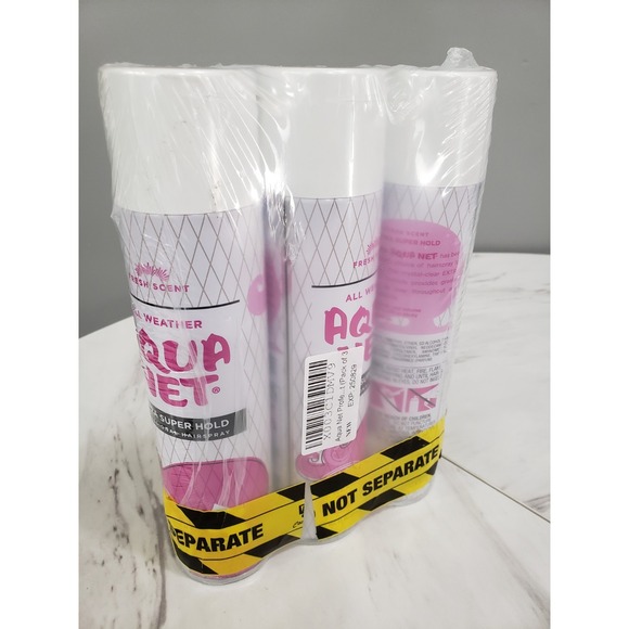 3x Aqua Net Extra Super Hold Professional Hair Spray All Weather FreshScent 11oz - Picture 1 of 5